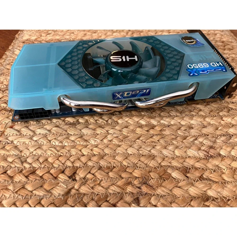 HIS IceQ‎ HD 6950 2GB GDDR5 PCIe Graphics Card AMD Radeon GPU Blue Cooler